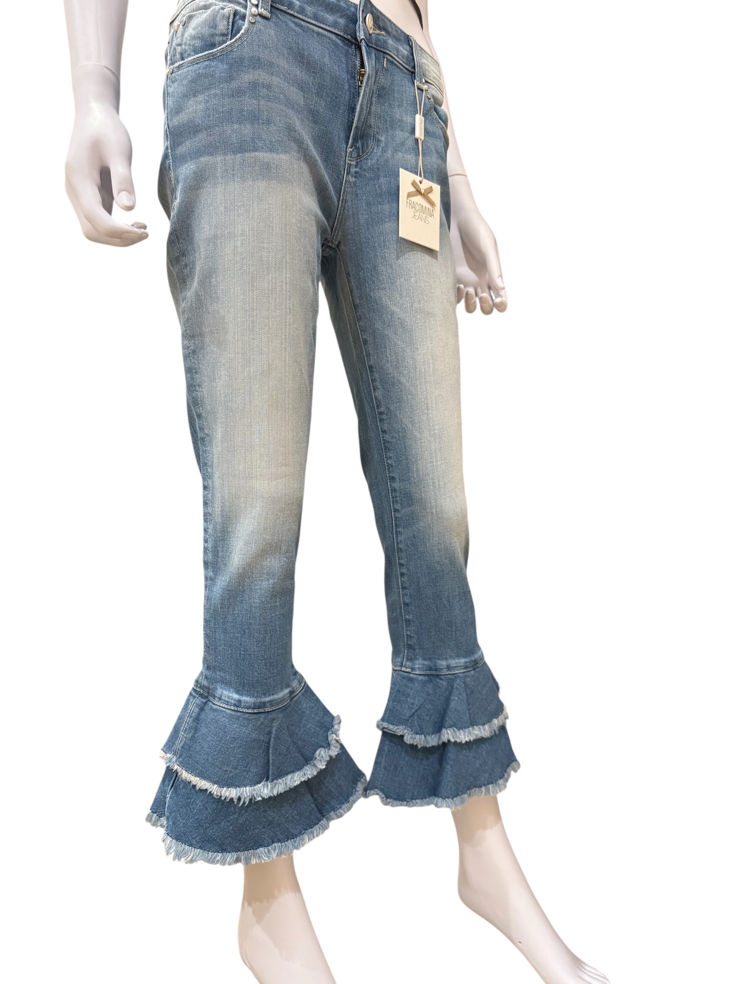 Jeans Fracomina con balze