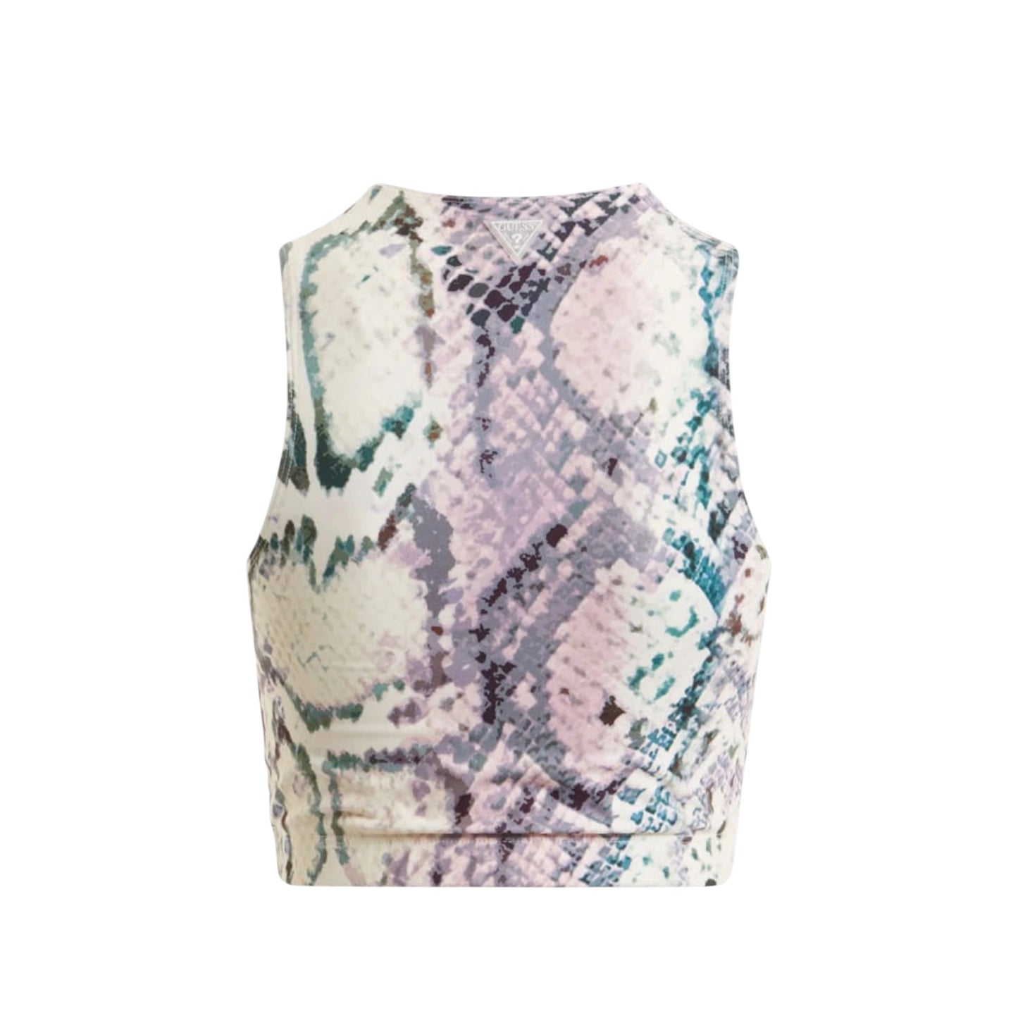 Maglia crop donna Guess animalier