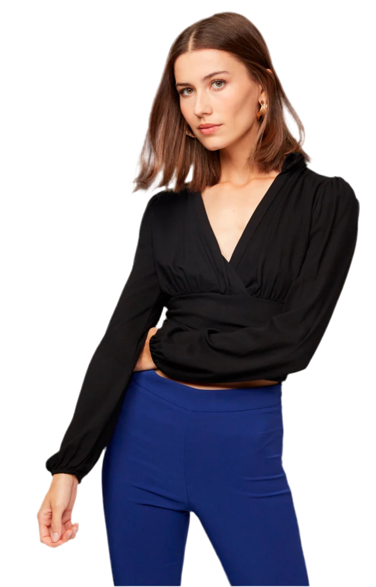 Blusa crop Rinascimento