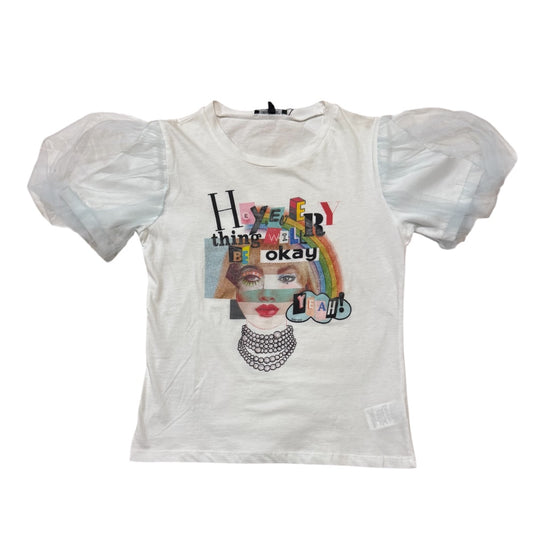 T-shirt maniche a palloncino Denny Rose