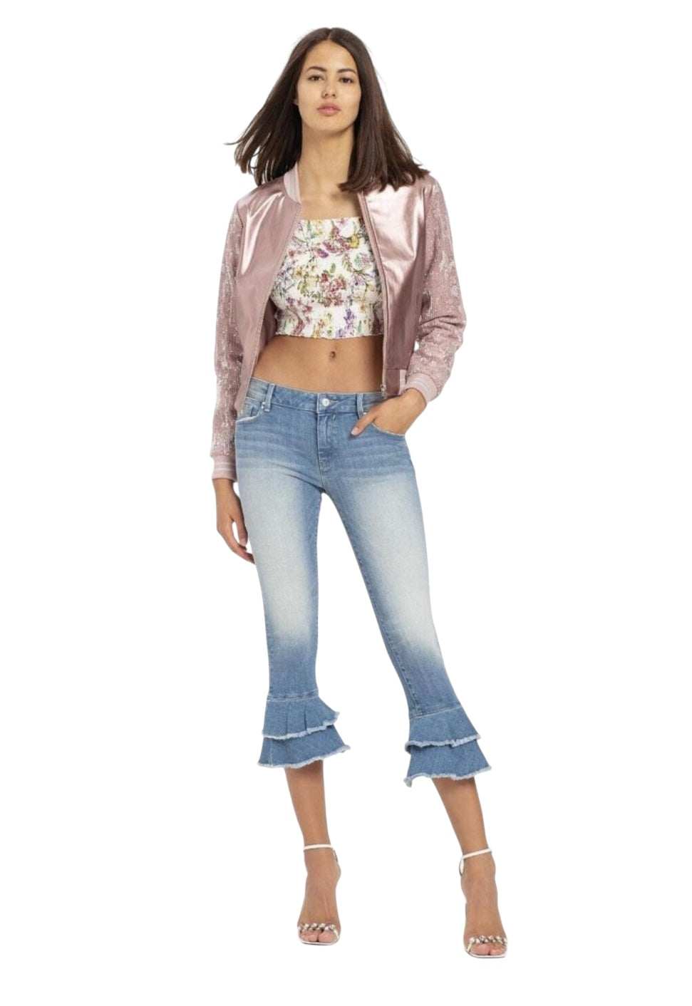 Jeans Fracomina con balze