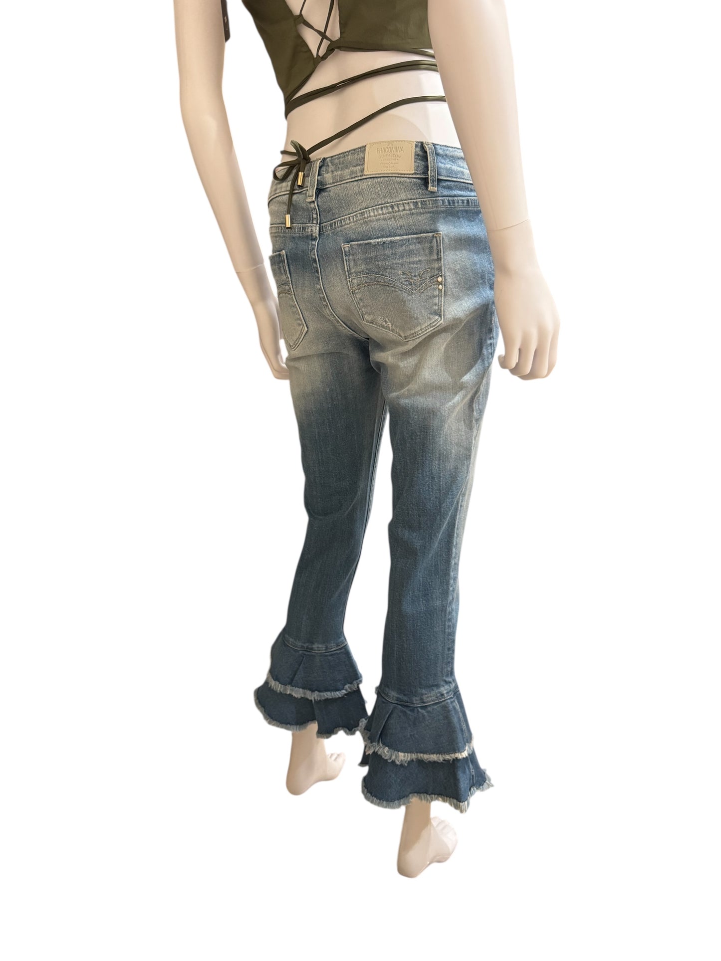 Jeans Fracomina con balze