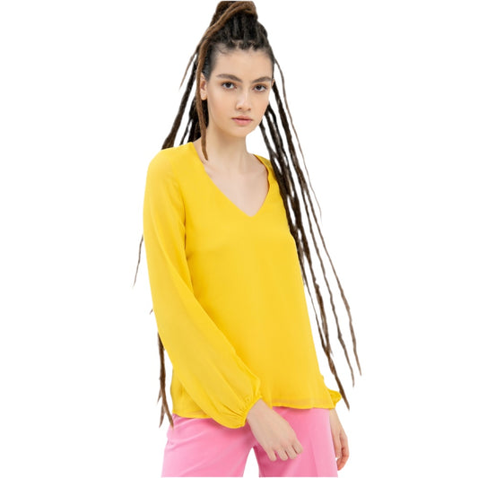 Blusa linea ad A in viscosa fluida Fracomina