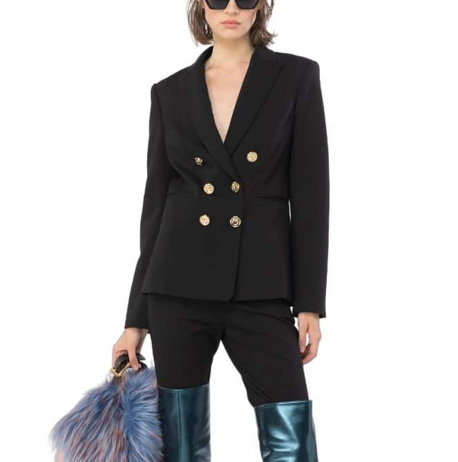 Blazer con bottoni metallo Pinko